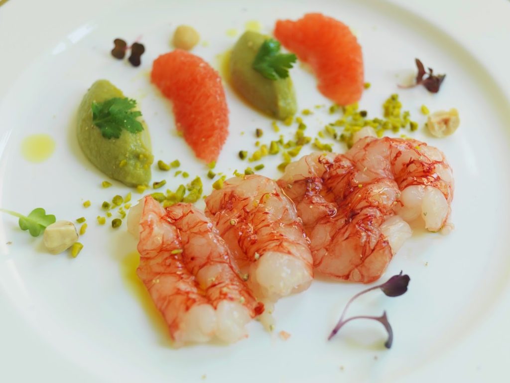 plat jardin de Russie restaurant romantique Rome