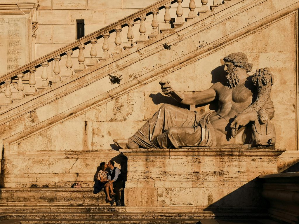 Monument rome en amoureux